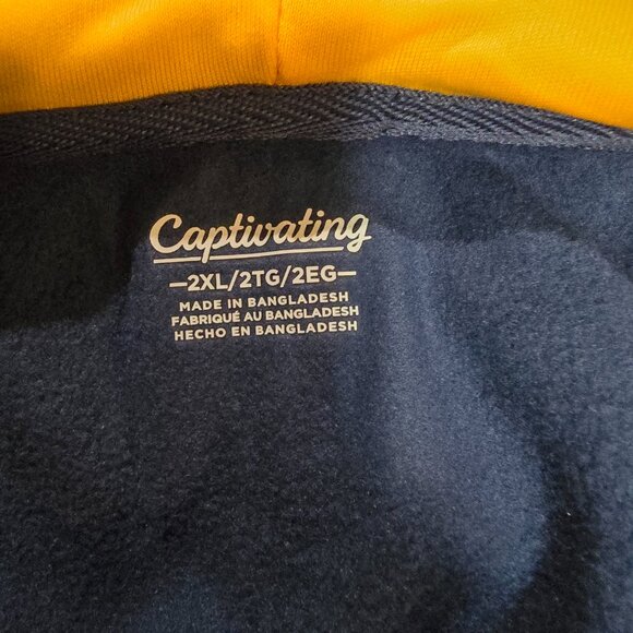 Northern Arizona University Men's Captivating Pullover Hoodie Blue Sz 2XL NWT‎ - Picture 6 of 7